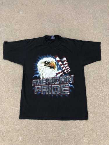 Vintage 1988 Proud To Be American Graphic T-Shirt / Graphic / 80s high quality American Pride / Streetwear / Retro Style / Single Stitch / Made In USA