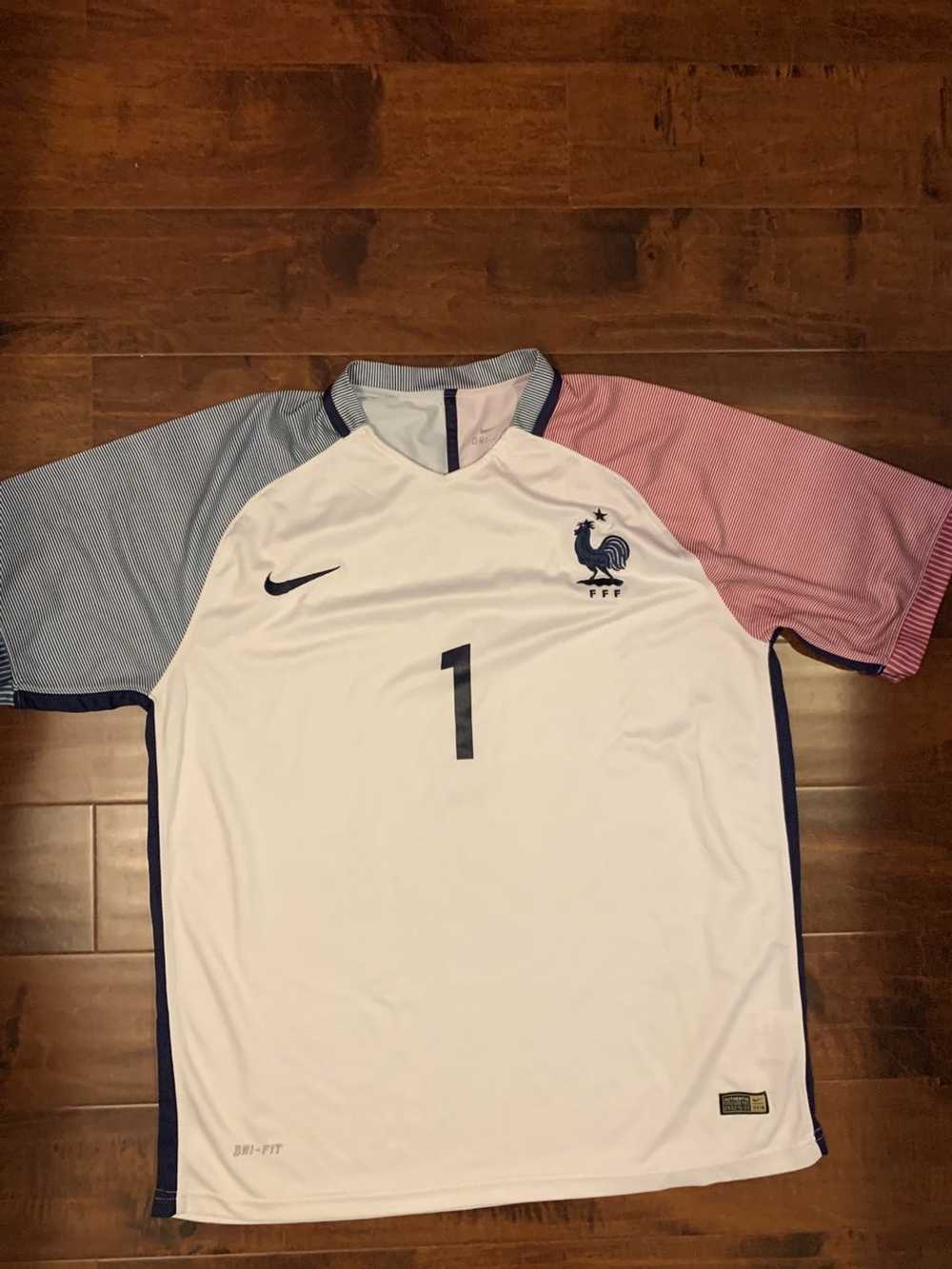 Nike France Football / Soccer Jersey Large - Gem