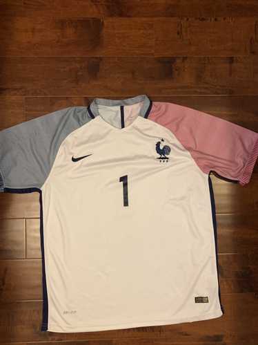 Nike France Football / Soccer Jersey Large