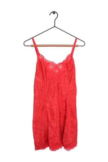 1990s Lace Mini Slip Dress