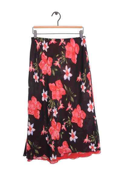 Y2K Floral Maxi Skirt - image 1