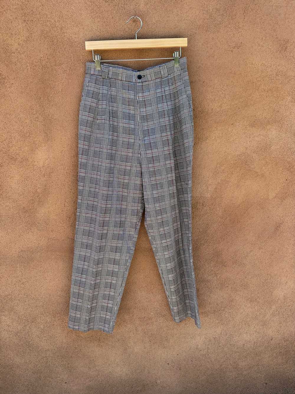 Glen Plaid Slacks by Fundamental Things - W: 29 - image 1