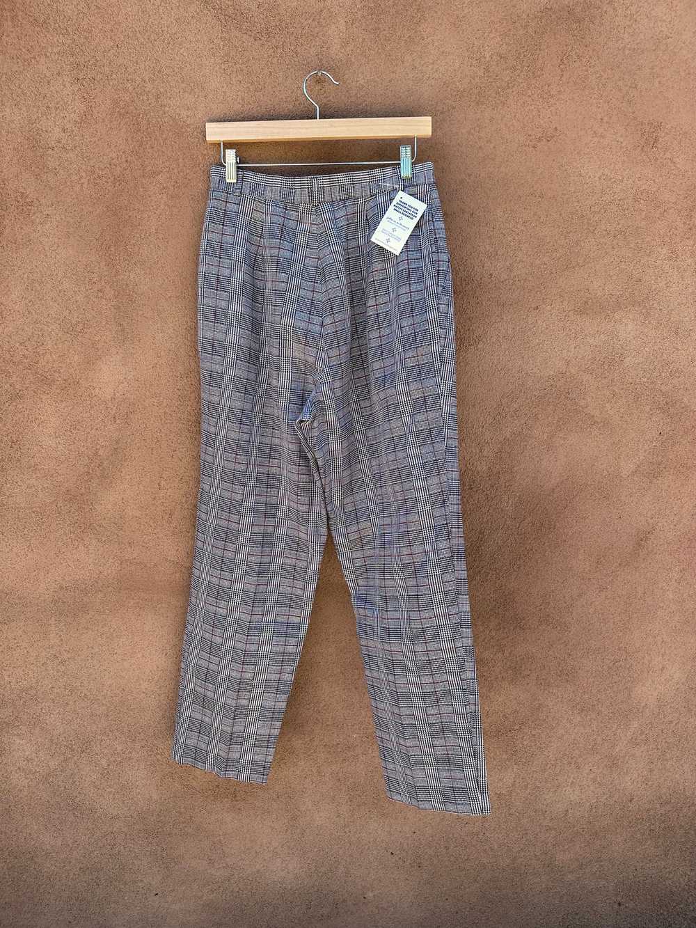 Glen Plaid Slacks by Fundamental Things - W: 29 - image 3