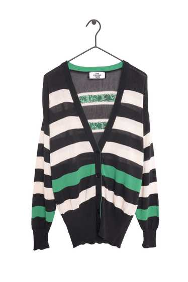 Escada Striped Cardigan