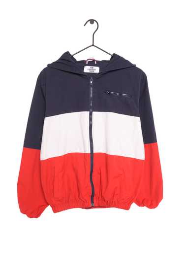 1990s Colorblock Hooded Jacket