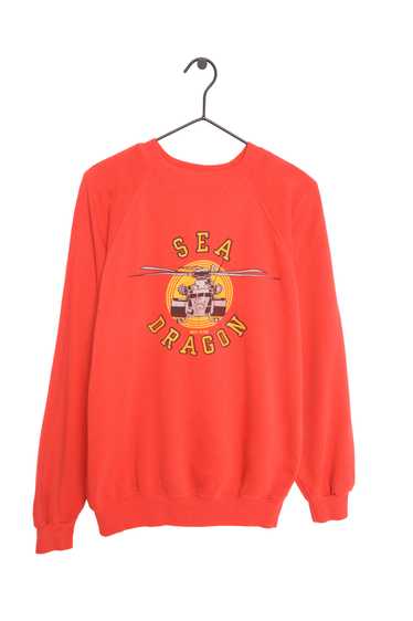 1980s Sea Dragon Raglan Sweatshirt