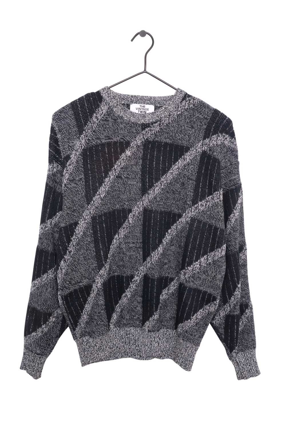 1980s Geometric Sweater - image 1