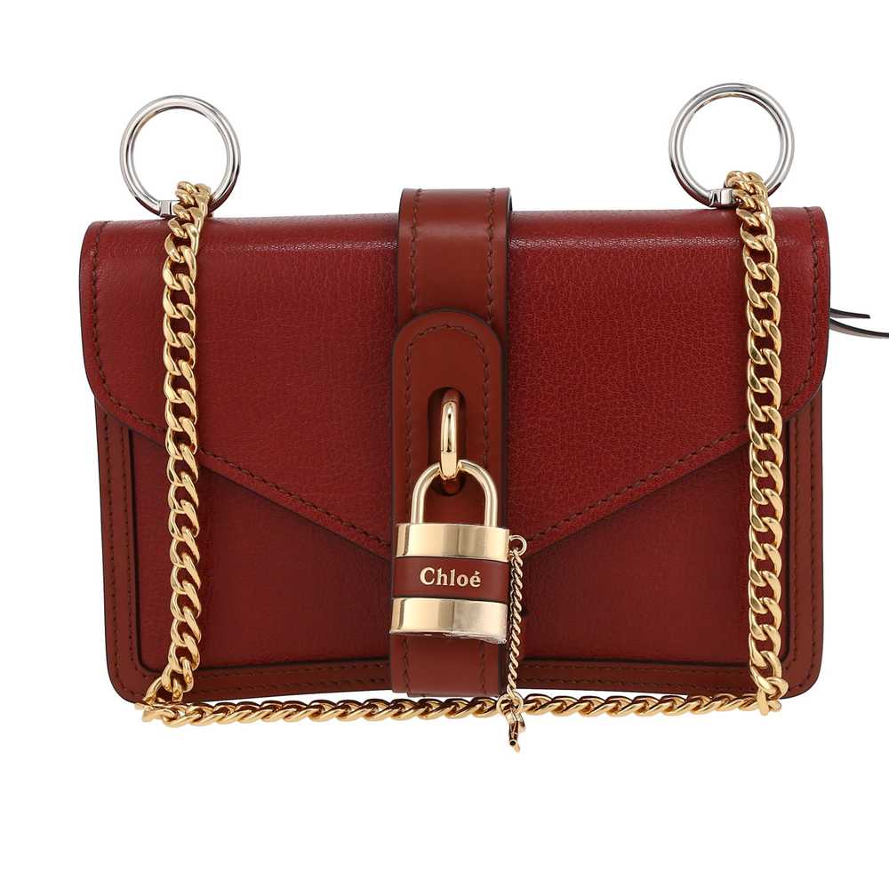 Chloé Aby mini handbag in brown leather Collector… - image 3