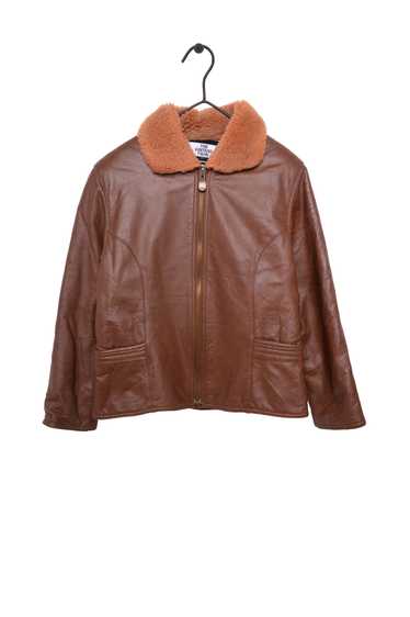 Lined Leather Jacket