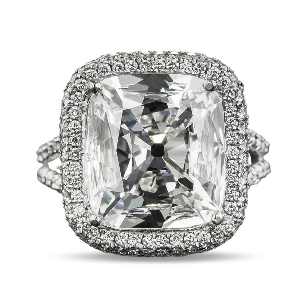 5.56 Carat Antique Cushion-Cut Diamond in Oscar H… - image 10