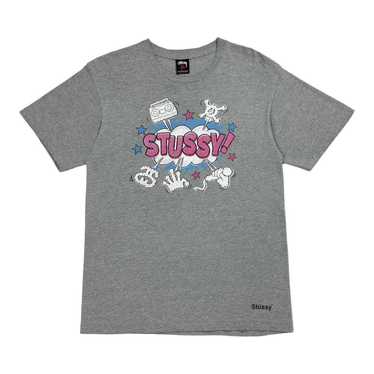 Stussy Vintage Stussy T-Shirt in Grey Size Medium - image 1