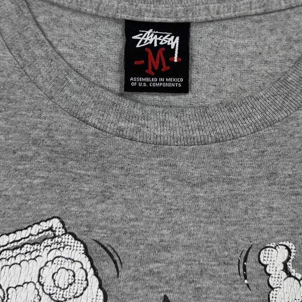 Stussy Vintage Stussy T-Shirt in Grey Size Medium - image 4