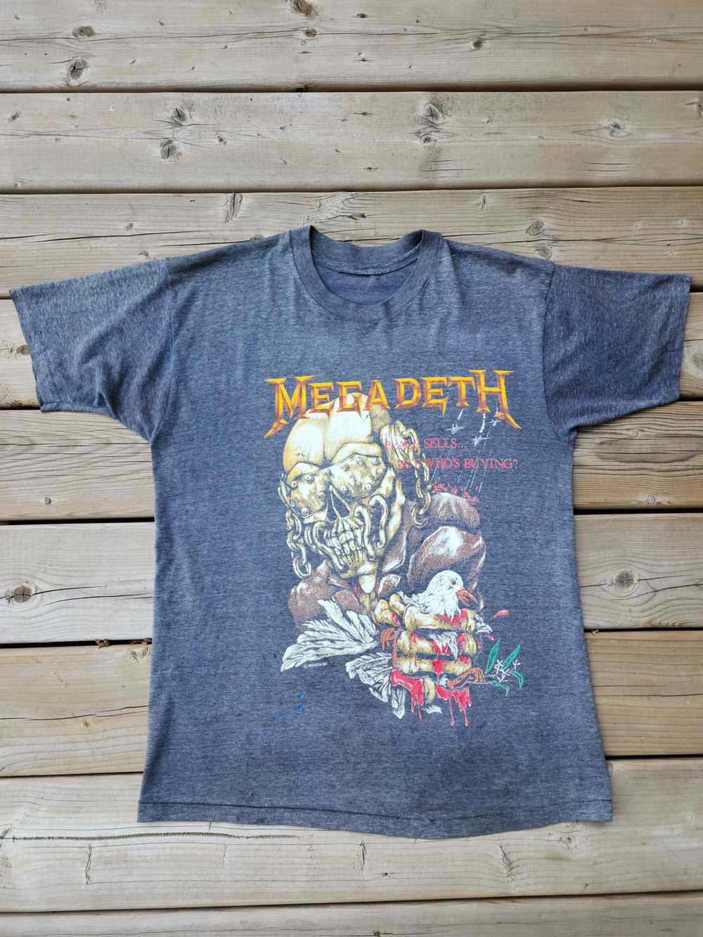 Vintage 1987 Megadeth ''Peace Sells... But Who's … - image 3