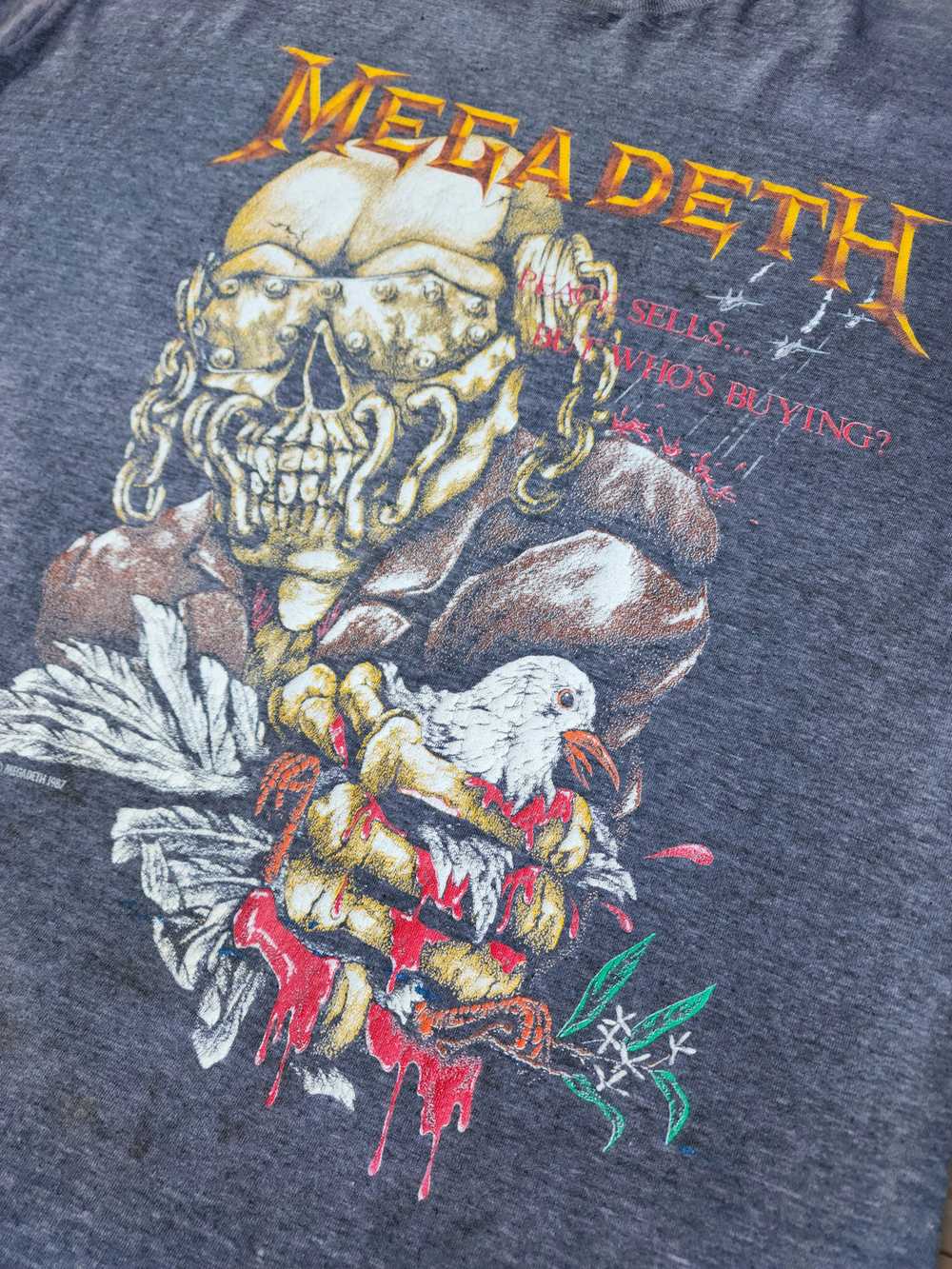 Vintage 1987 Megadeth ''Peace Sells... But Who's … - image 5
