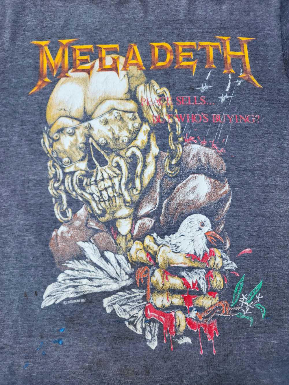 Vintage 1987 Megadeth ''Peace Sells... But Who's … - image 6