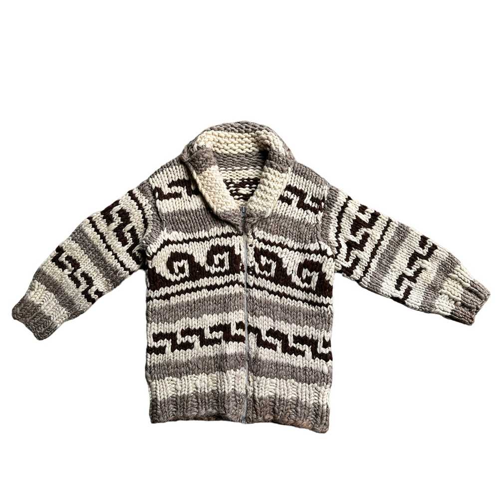 70s Cowichan sweater Small - image 2