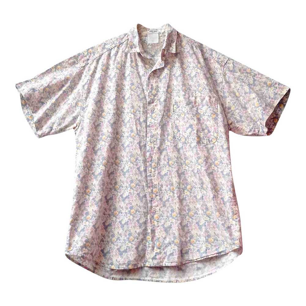 Floral shirt - Naf Naf floral cotton shirt, short… - image 1