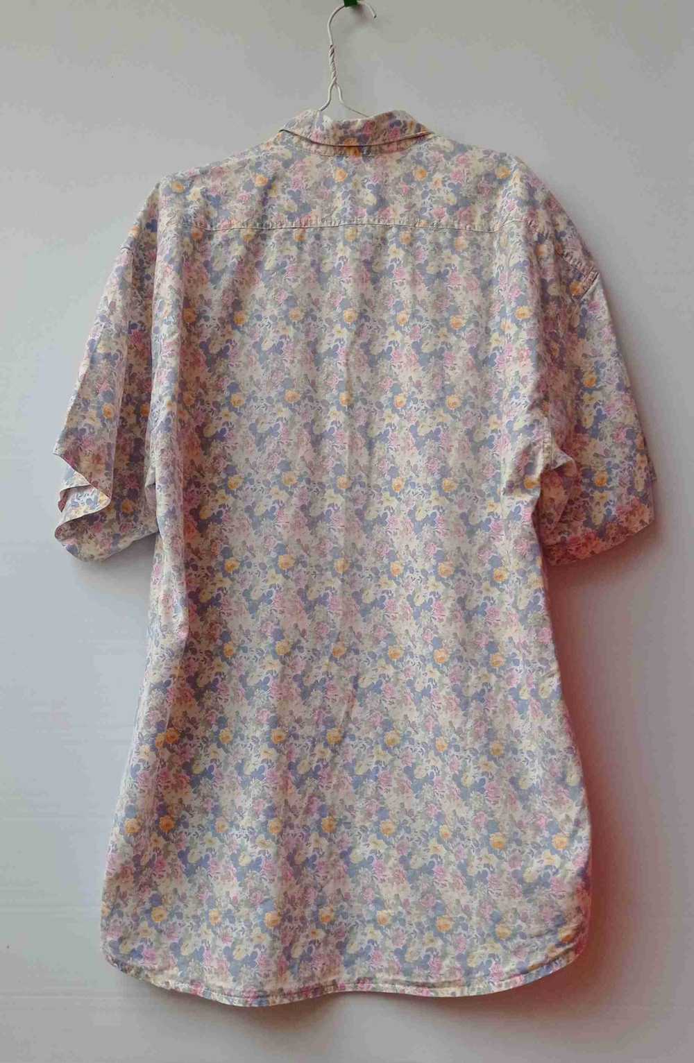 Floral shirt - Naf Naf floral cotton shirt, short… - image 3
