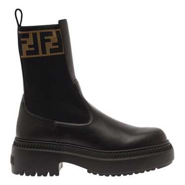 Fendi Leather biker boots - image 1