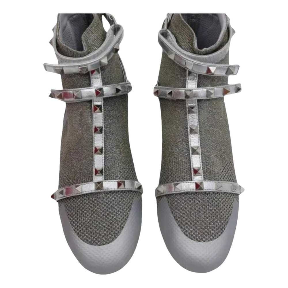 Valentino Garavani Rockstud cloth trainers - image 2