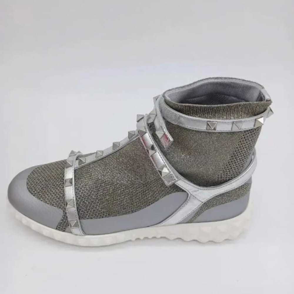 Valentino Garavani Rockstud cloth trainers - image 4