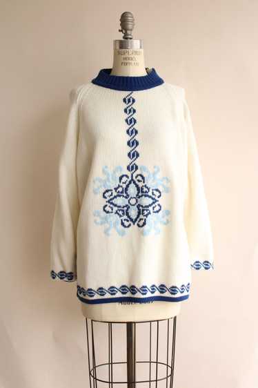 Vintage 1970s The Campus Shop Nordic Style Blue an