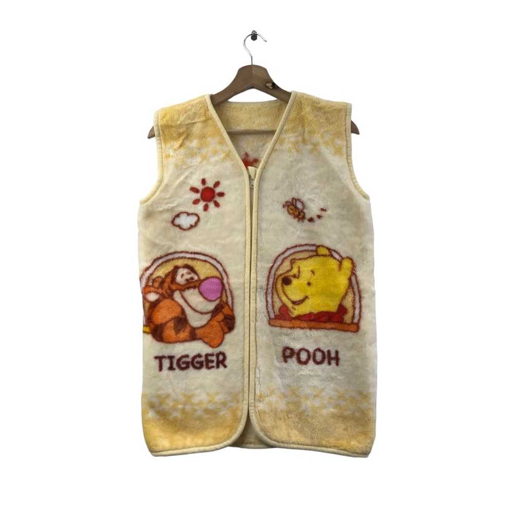 Disney WINNIE THE POOH Tigger Pooh Cartoon Fleece… - image 1