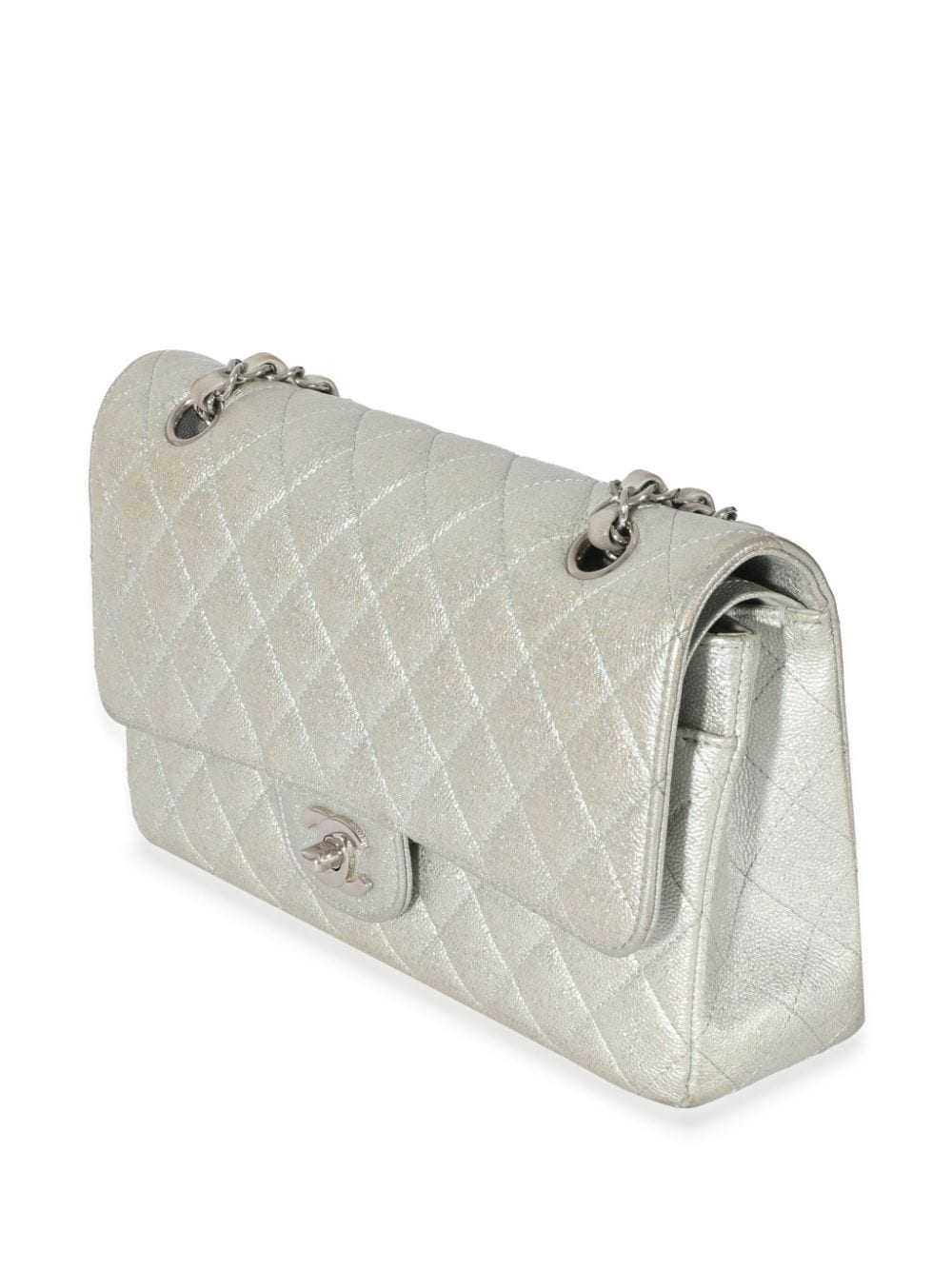 CHANEL Pre-Owned medium glitter Double Flap shoul… - image 4