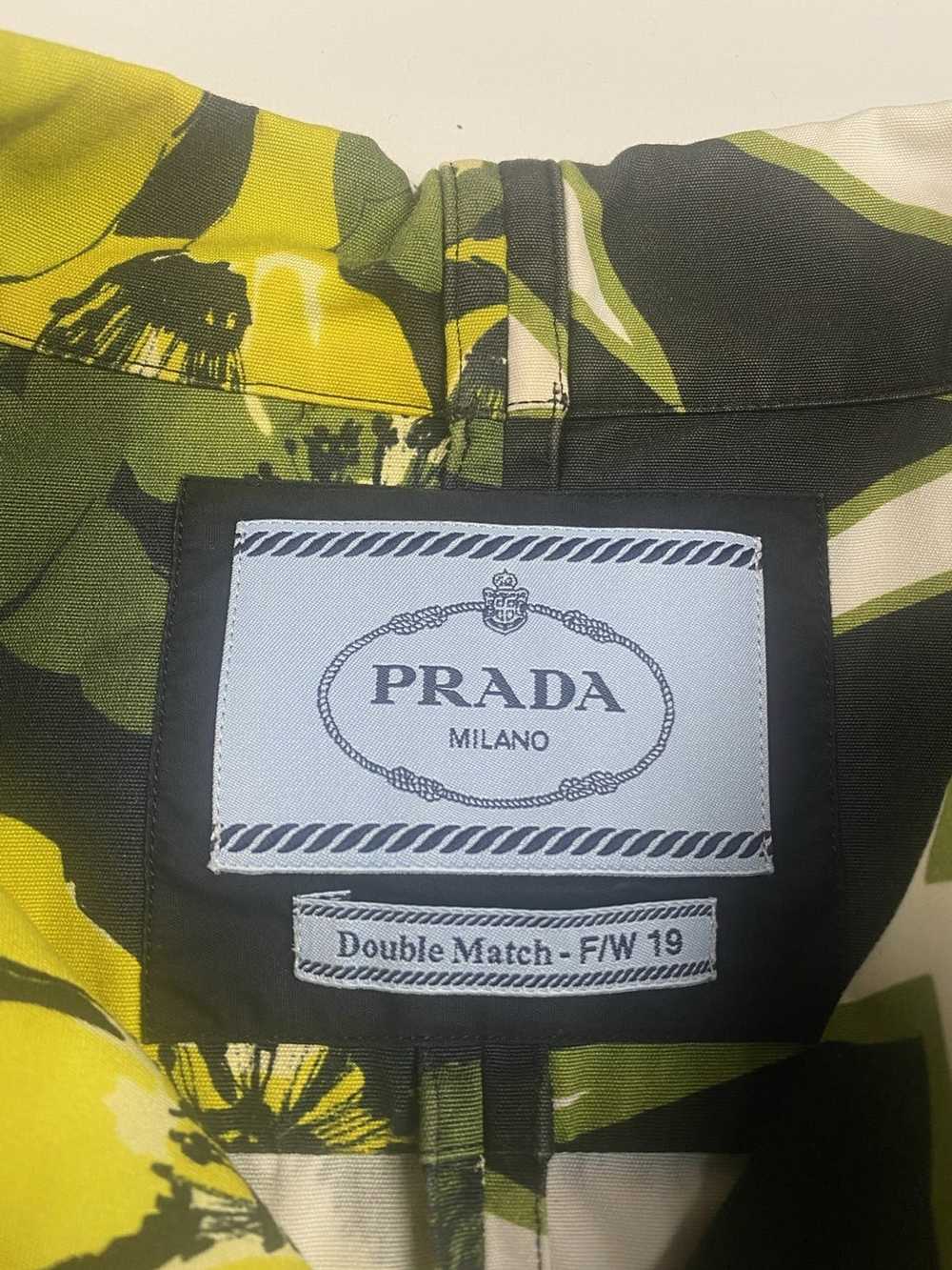 Prada Prada double match split button up shirt ar… - image 4