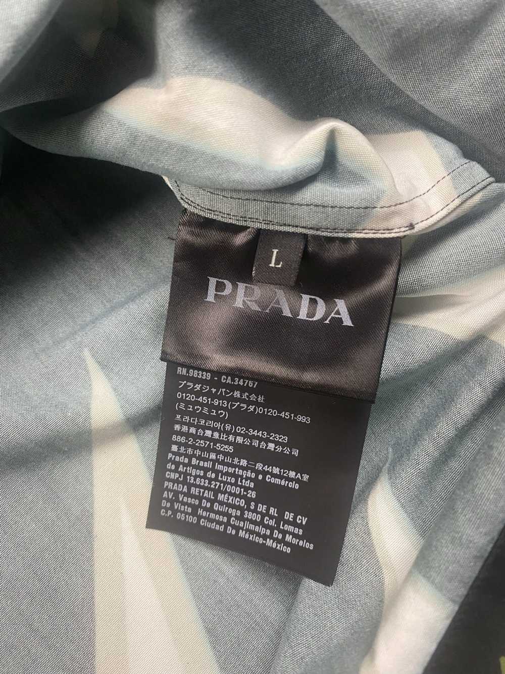 Prada Prada double match split button up shirt ar… - image 5