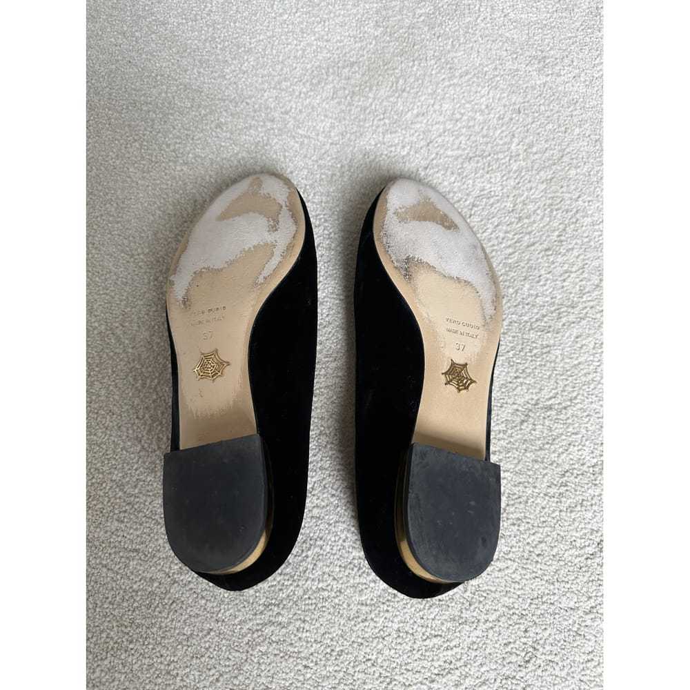 Charlotte Olympia Kitty velvet ballet flats - image 5