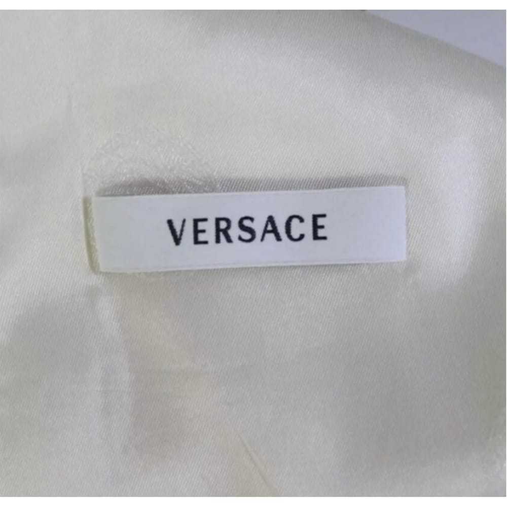 Versace Wool mid-length dress - image 6