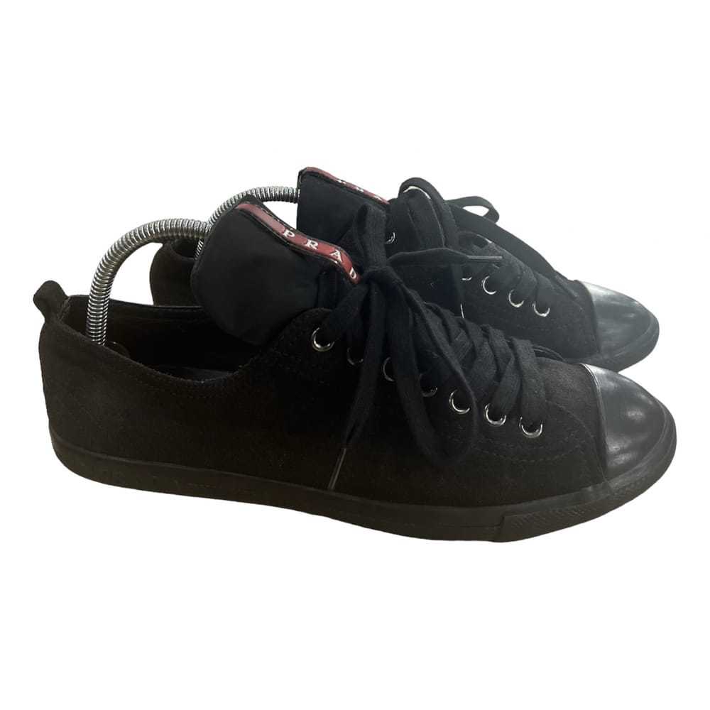 Prada Vegan leather low trainers - image 1