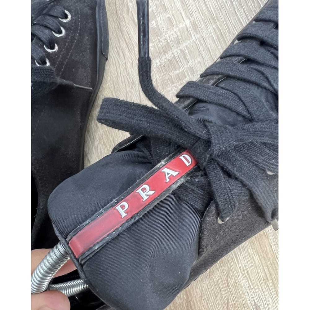 Prada Vegan leather low trainers - image 3