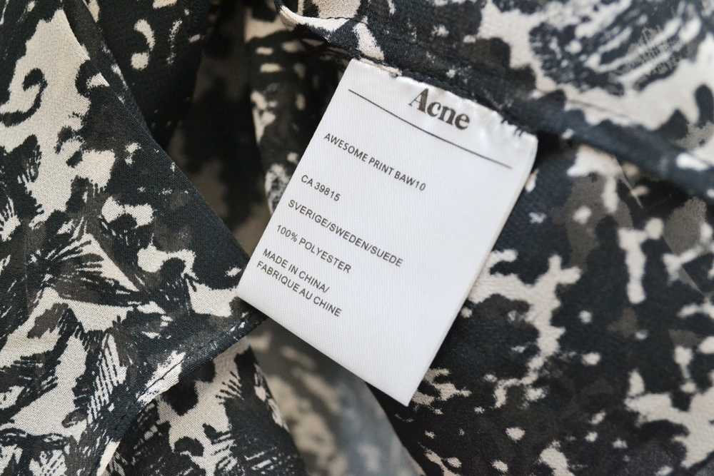 Acne Studios Acne Awesome Print Designer Dress Si… - image 6