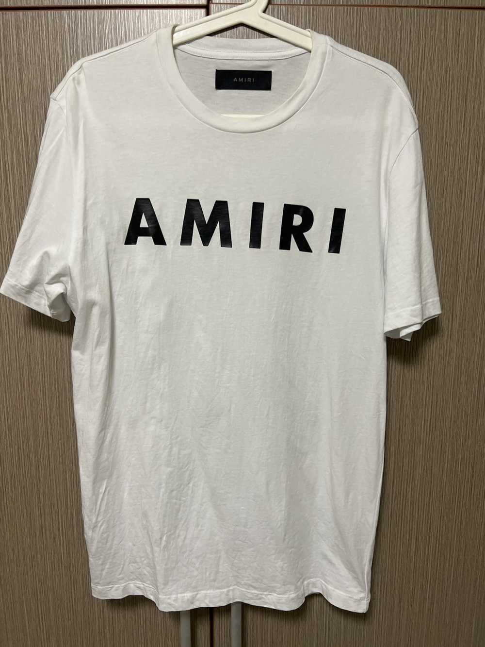 Amiri Amiri logo print cotton t-shirt - image 1