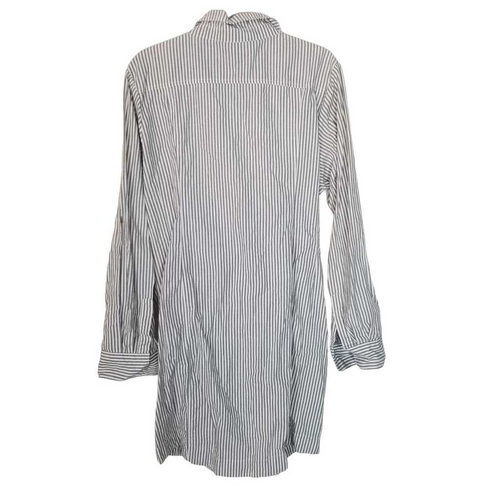 Norma Kamali Norma Kamali Womens XXL Gray White S… - image 9