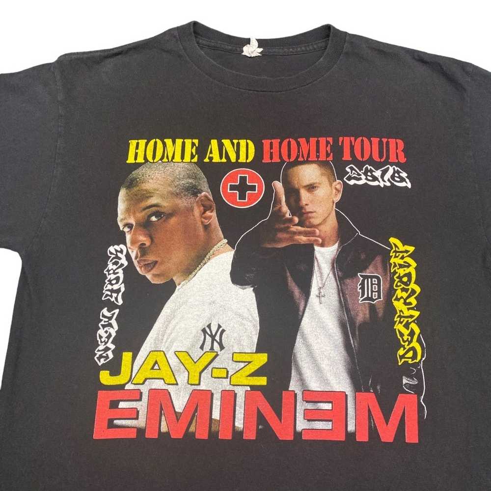 Rap Tees × Vintage Vintage Eminem & Jay Z Tour Sh… - image 3