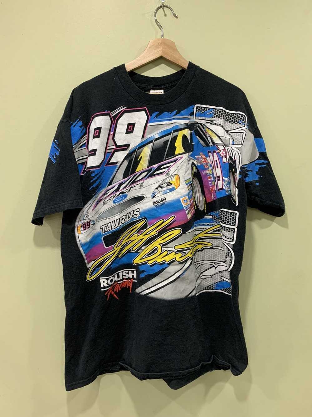 Racing × Vintage Vintage 90s Racing Tee Shirt All… - image 1