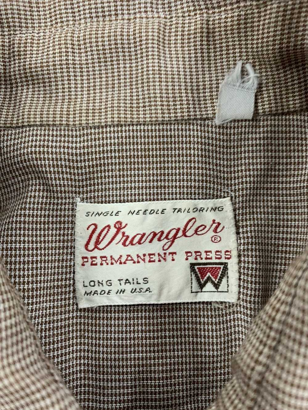 Wrangler 70s Wrangler Vintage Houndstooth Pear Sn… - image 4