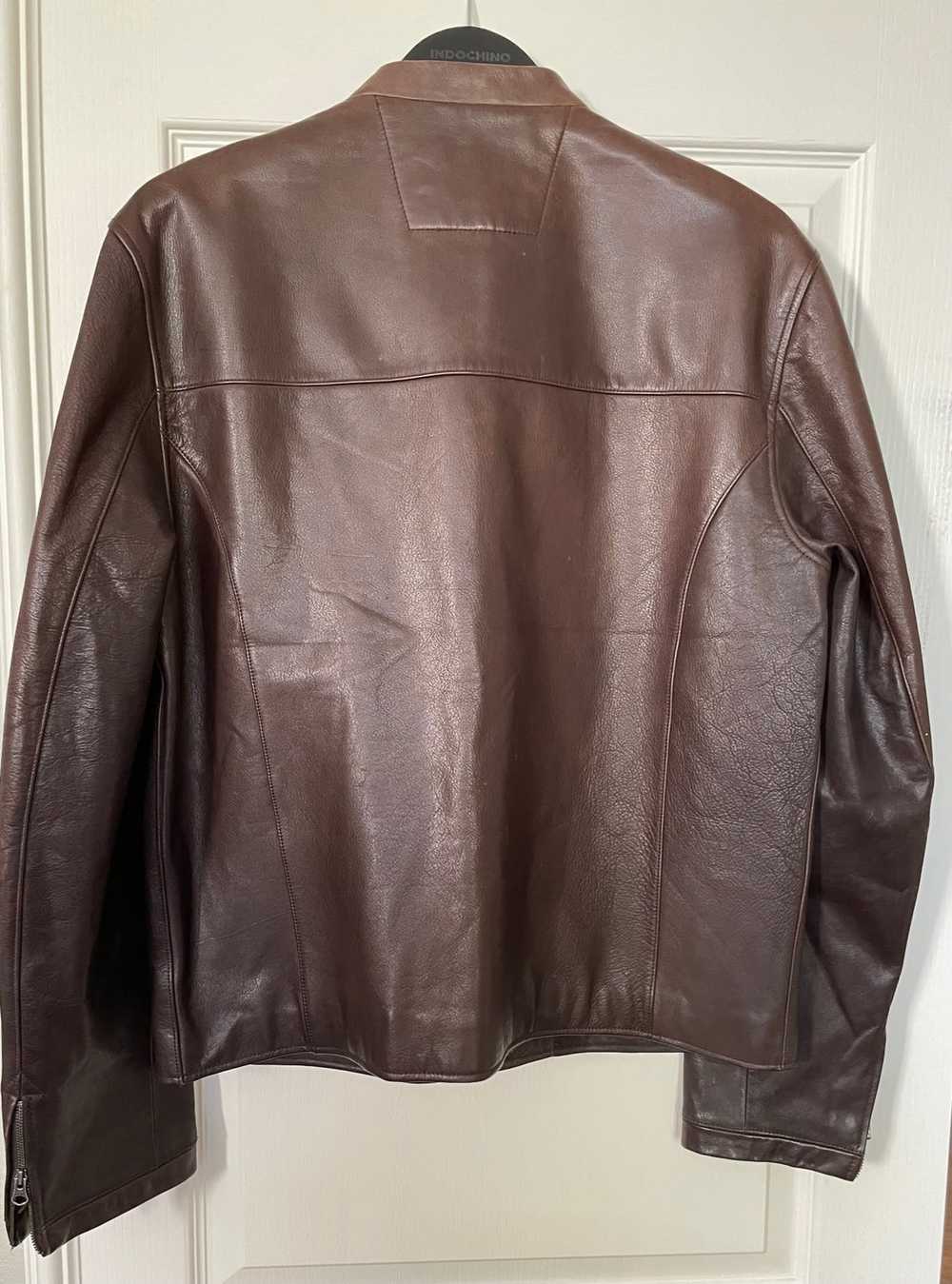 John Varvatos Heavy Leather Jacket - image 2