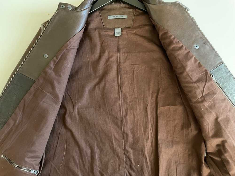 John Varvatos Heavy Leather Jacket - image 6