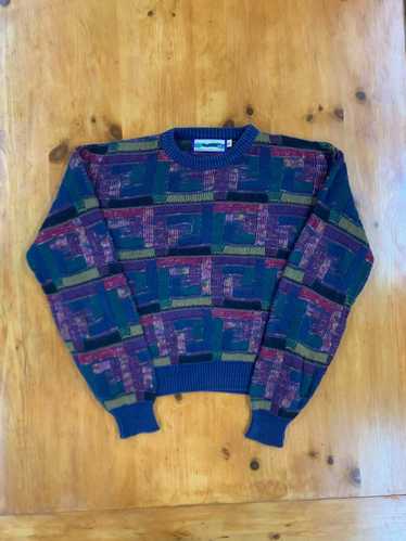 Coloured Cable Knit Sweater × Vintage Vintage Shen