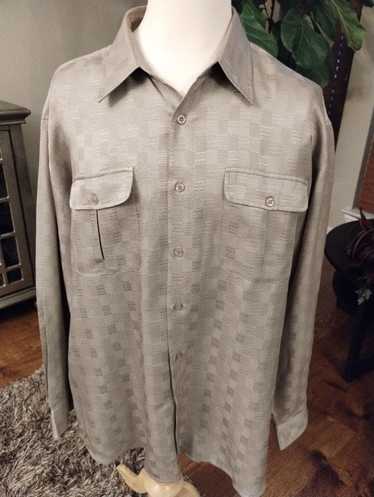 Other Genelli Men's 100% Silk Button Front Shirt