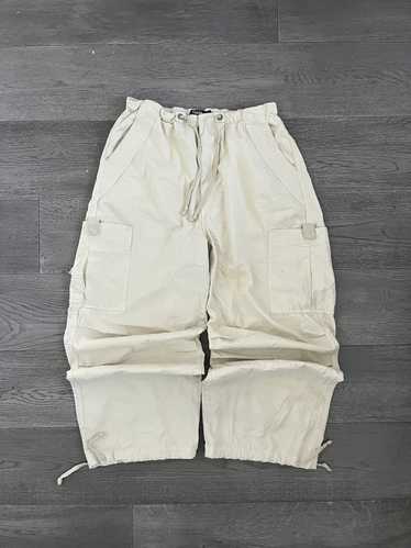 Zara, Pants & Jumpsuits, Zara Satin Effect High Waisted Cargo Pants In  Duck Green Size 28medium Nwot