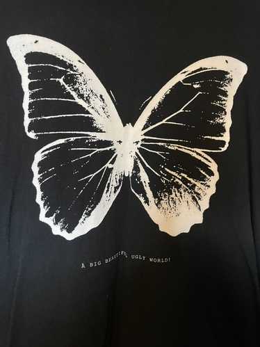 Streetwear × Vintage Black and White butterfly shi