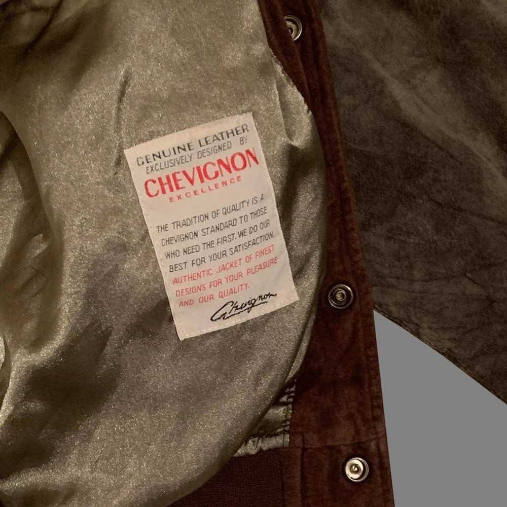 Chevignon × Vintage Vintage Chevignon Suede Jacket - image 5