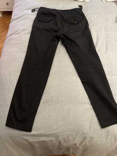 Rubinacci Men’s Black cotton manny trousers in siz