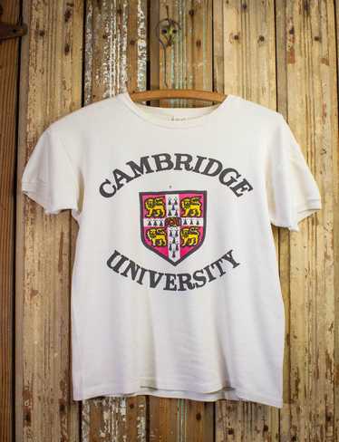 Vintage Vintage Cambridge University Graphic T Shi