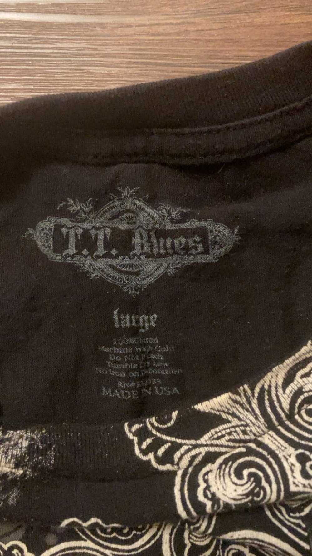 A × Rare × Vintage T.T. Blues Affliction Shirt - image 2